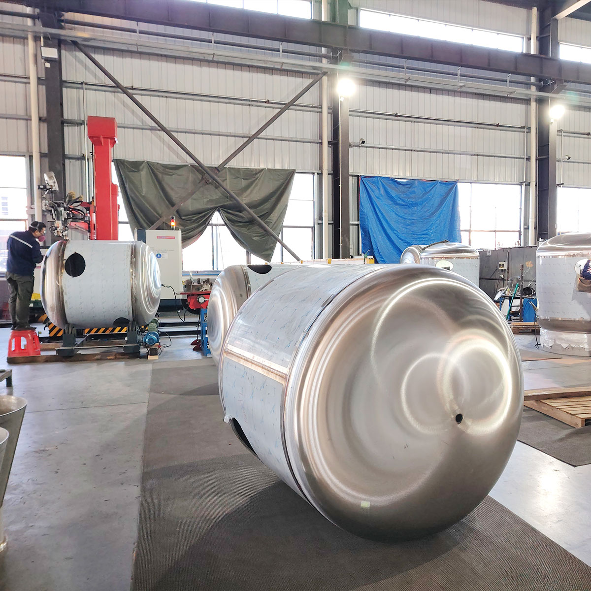 BERCHANCE Successfully Delivers 20+ Pressure Buffer Tanks for Food Processing Cooling Systems